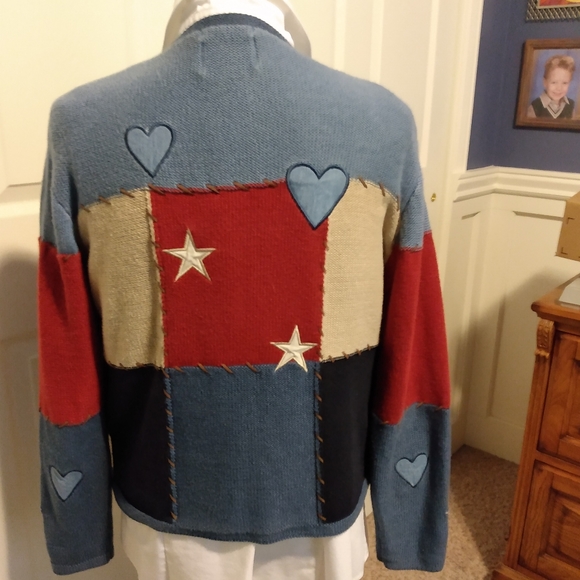 RW&B- 🇺🇲 OCCASION CARDIGAN - Picture 2 of 7